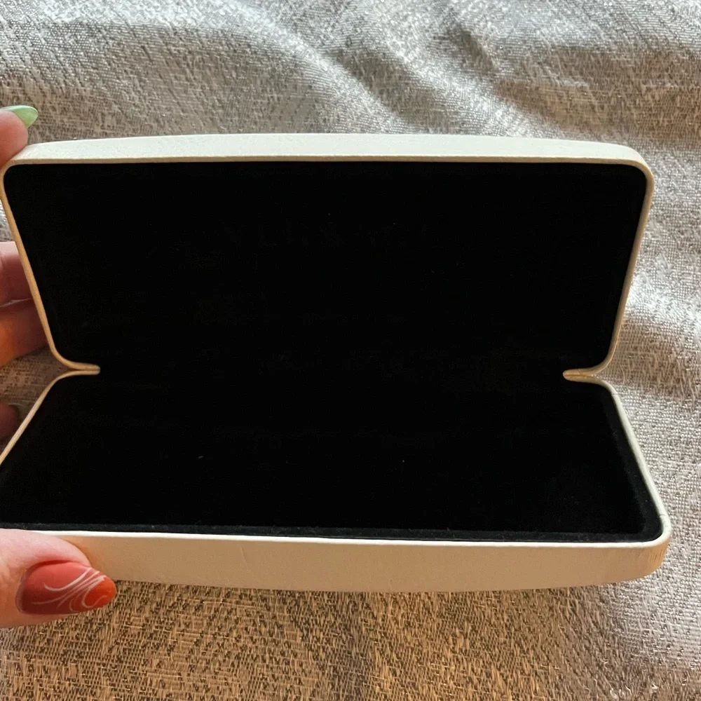 Versace White Glasses Case